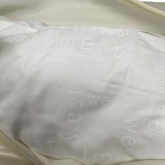 West Elm Silk Multicolor Balloon Circle Print Decorative Pillow 12" X 21" Colorf - Picture 4 of 4